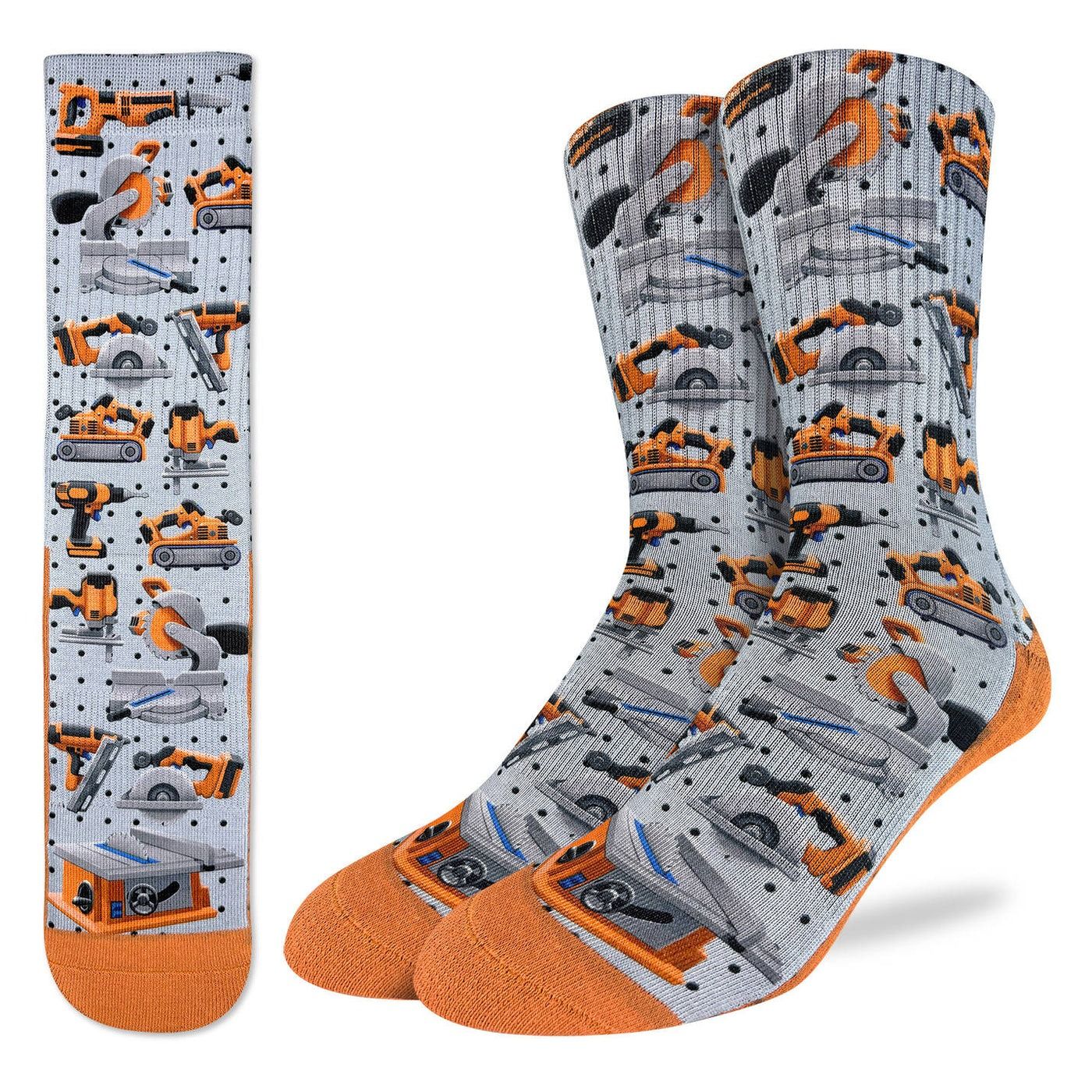 Good Luck Sock Power Tools Socks Mens 8-13