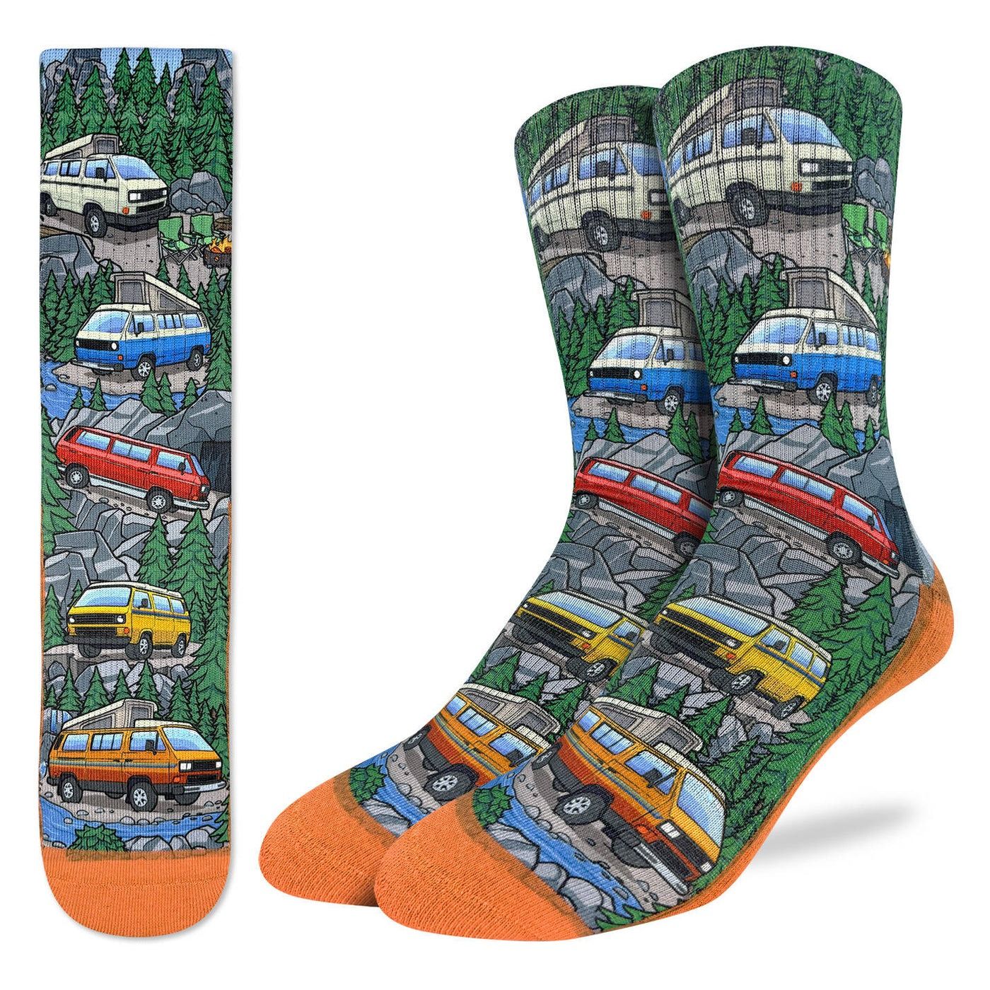 Good Luck Sock Camper Vans Socks Mens 8-13