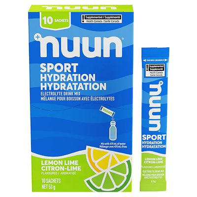 Nuun Sport Drink Mix Lemon Lime Box of 10