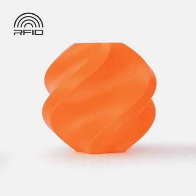 Bambu Lab PLA BASIC - Pumpkin Orange Filament with Spool