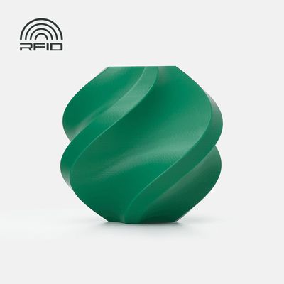 Bambu Lab PLA BASIC - Mistletoe Green Filament with Spool