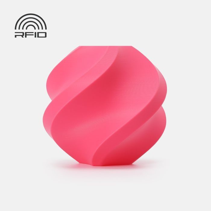 Bambu Labs PLA BASIC - Hot Pink Filament with Spool