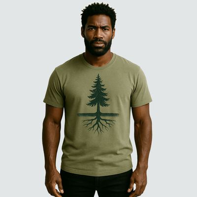 tentree M Tree T-Shirt Deep Olive/Green
