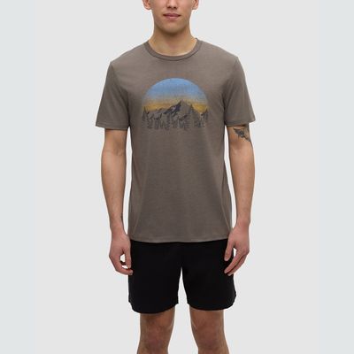 tentree M Vintage Sunset T-Shirt Timber/Light Moss
