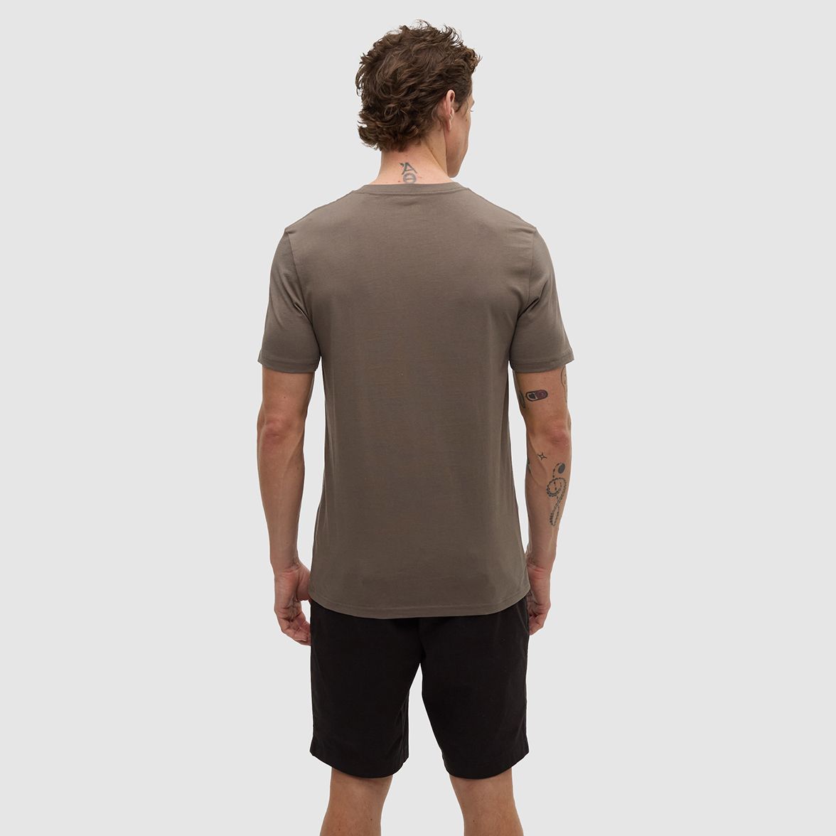 tentree M Peak T-Shirt Timber/Creek Stone