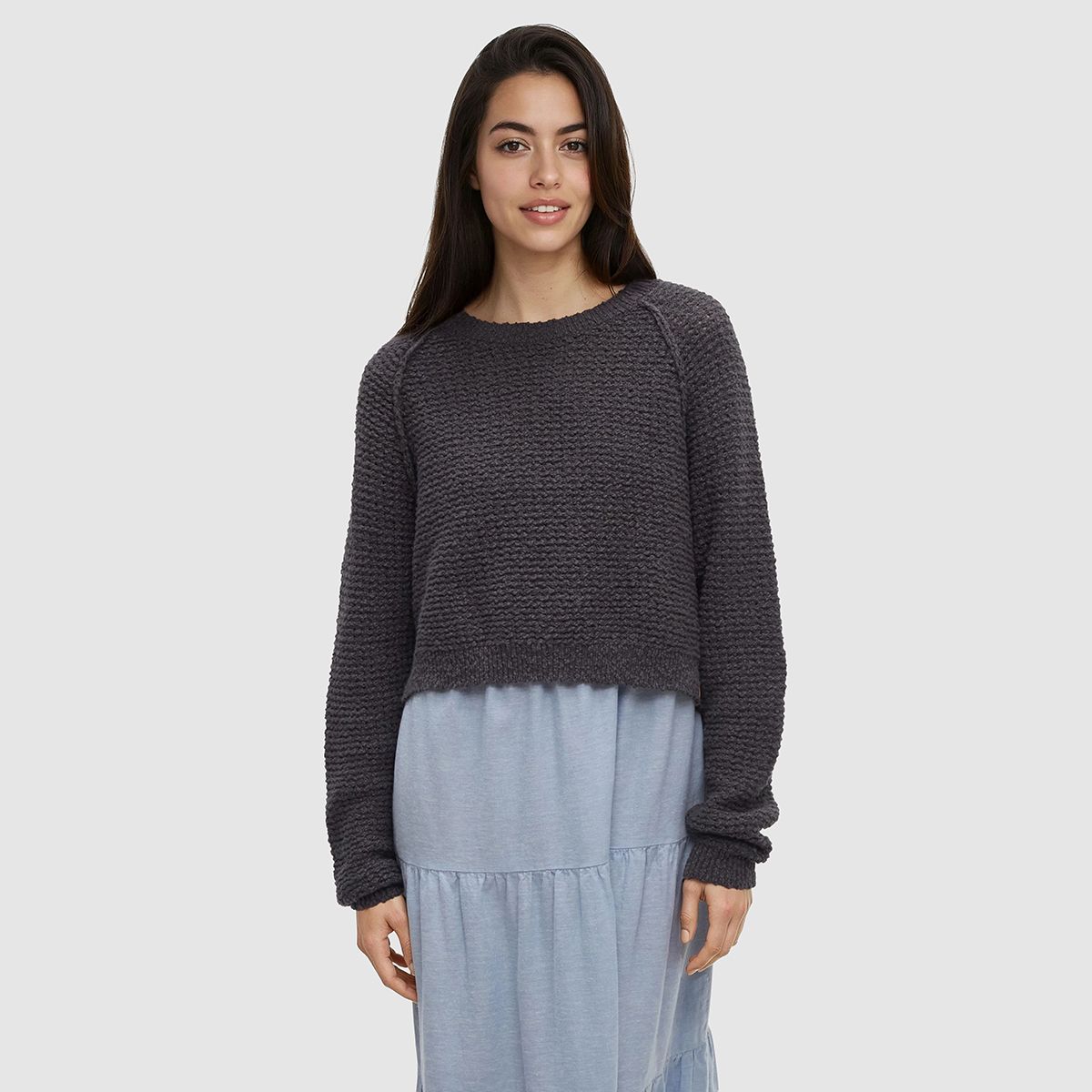 tentree W Hart Sweater Graphite