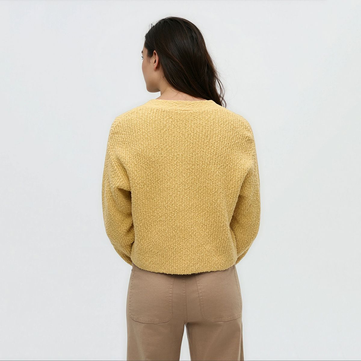 tentree W Poplar Cardigan Dusk Yellow