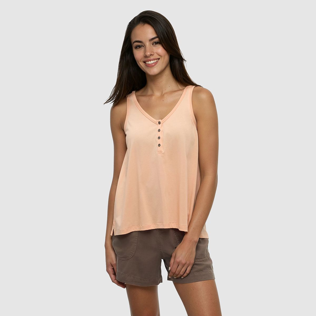 tentree W Selwyn Tank Orange Sherbet