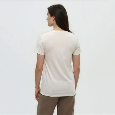tentree W Summer Flora T-Shirt Undyed/Creek Stone