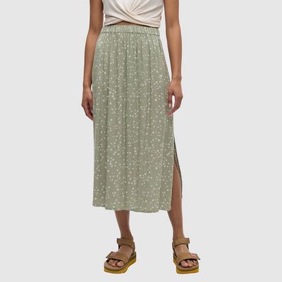 tentree W Yaletown Skirt Light Moss/Bloom Floral tentree W Yaletown Skirt Light Moss/Bloom Floral