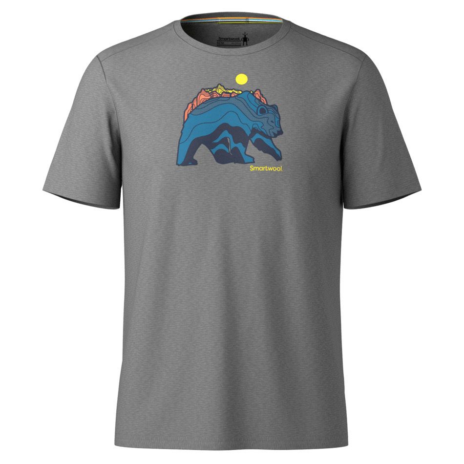 Smartwool M Bear Strata Active SS Graphic Tee Gray