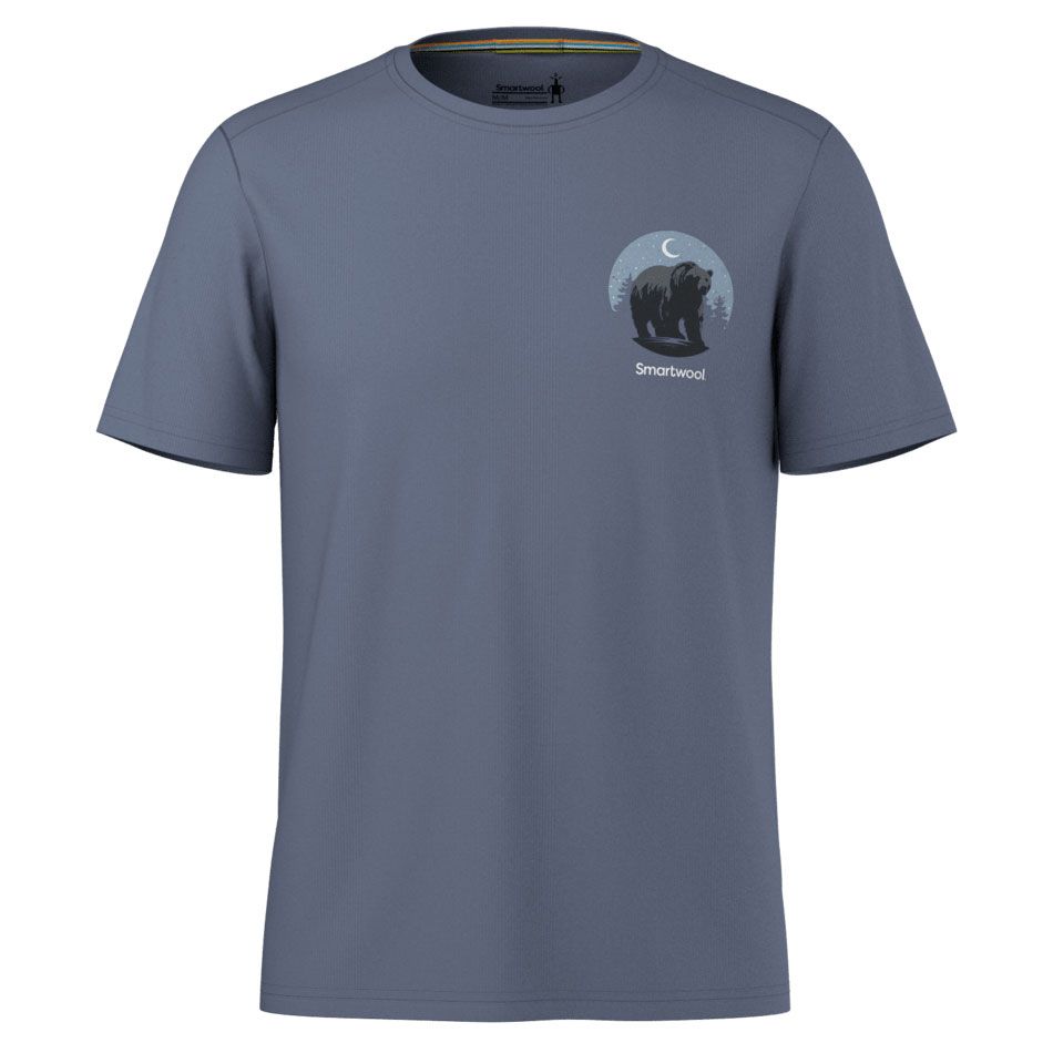 Smartwool M Lunar Bear Active SS Graphic Tee Night Smartwool M Lunar Bear Active SS Graphic Tee Night