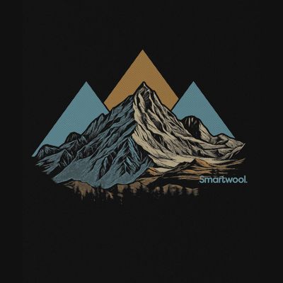 Smartwool M Peak Bagger Active SS Tee Black
