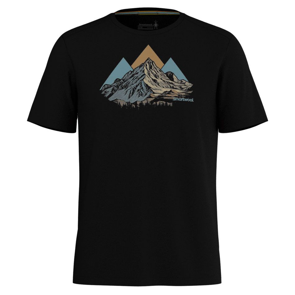 Smartwool M Peak Bagger Active SS Tee Black