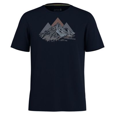 Smartwool M Peak Bagger Active SS Graphic Tee Navy