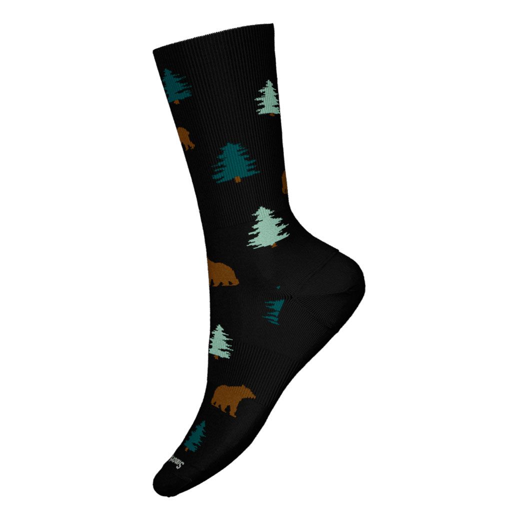 Smartwool Through the Trees Crew Socks Black