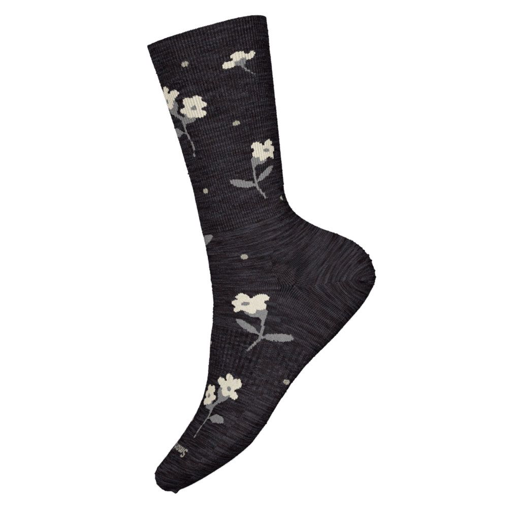 Smartwool W Garden Gala Crew Socks Charcoal