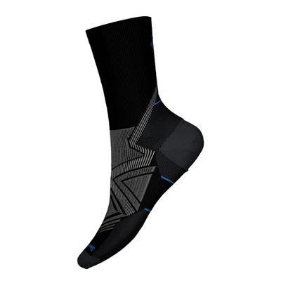 Smartwool Run Zero Cushion Mid Crew Socks Black
