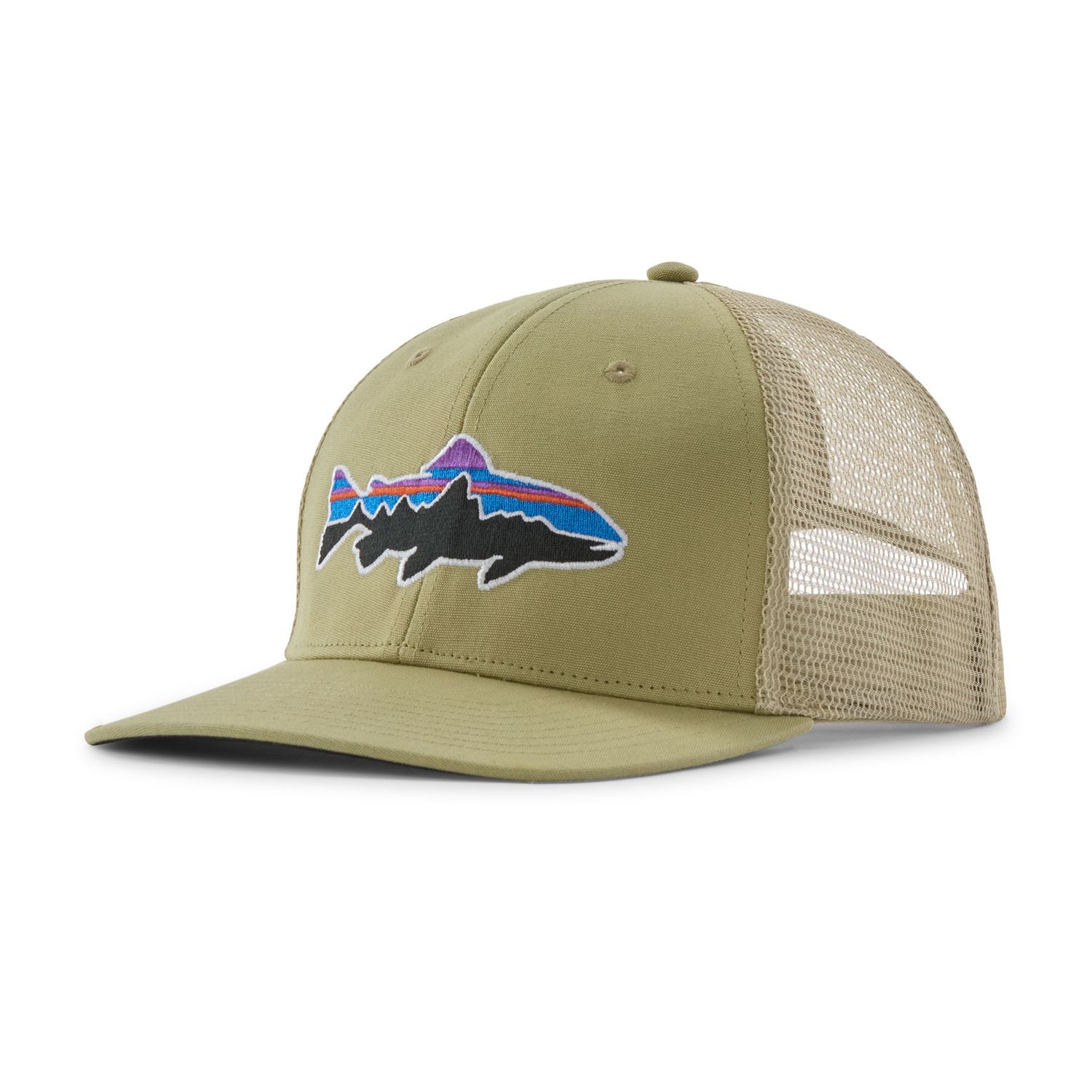 Patagonia Fitz Roy Trout Trucker Hat Gumtree Green