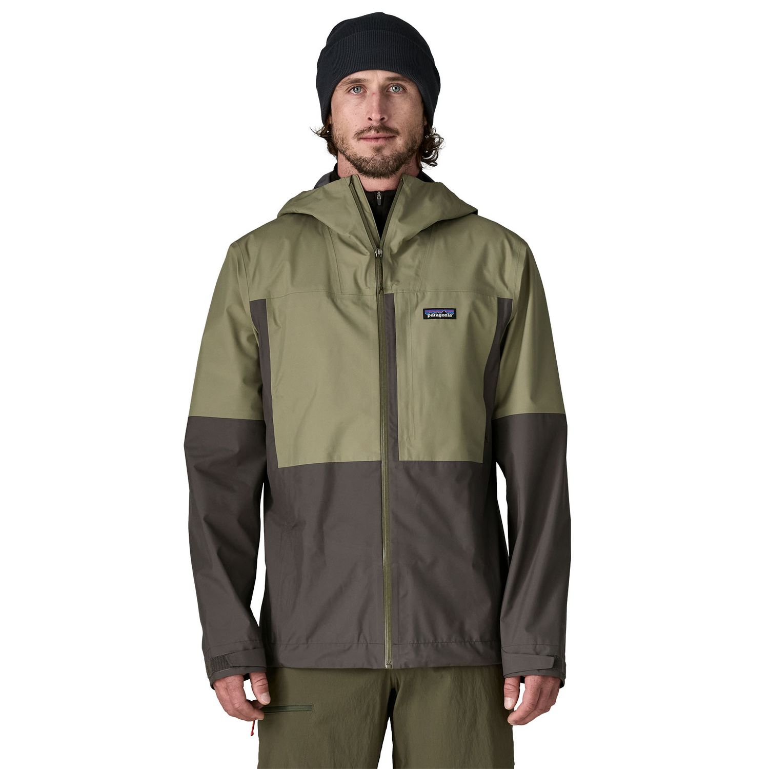 Patagonia M Boulder Fork Rain Jkt Forge - River Rock