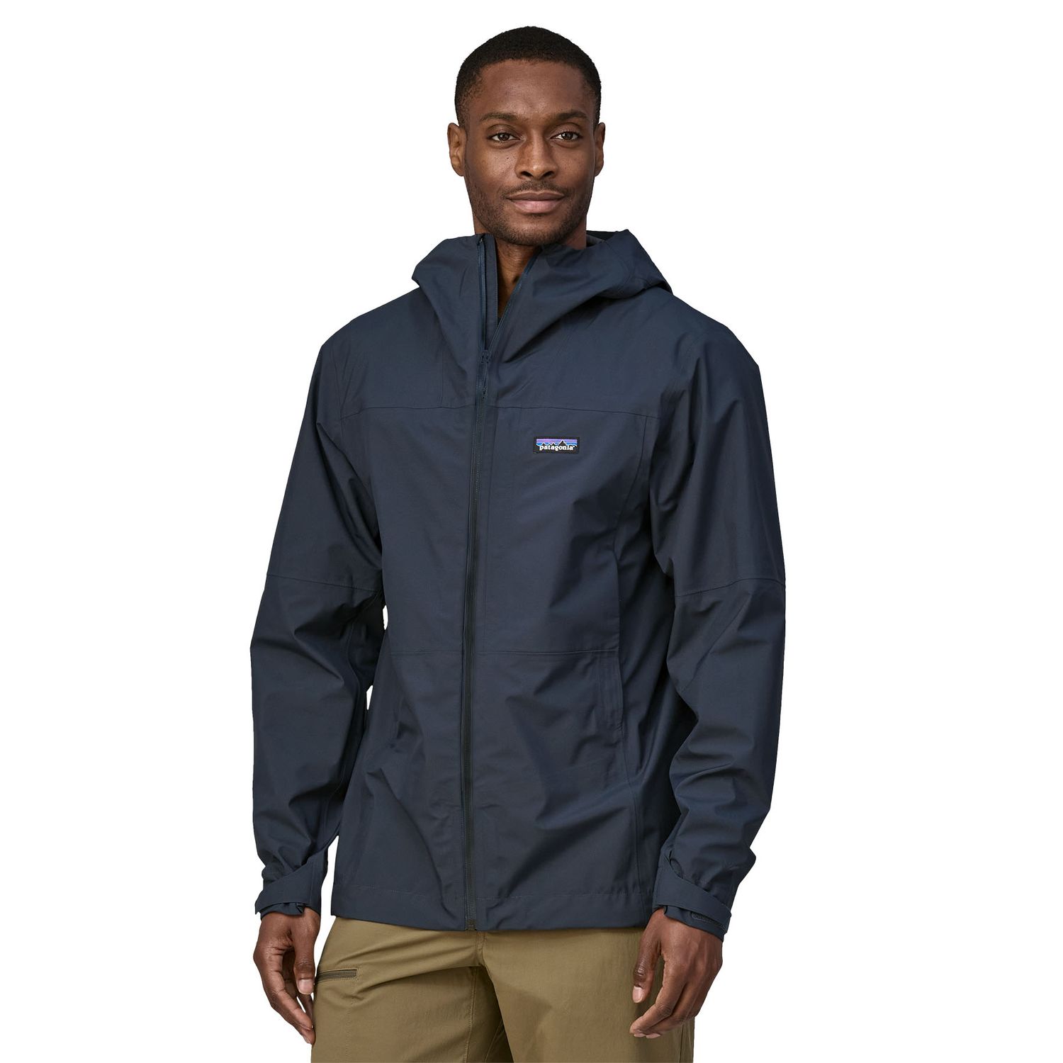 Patagonia M Boulder Fork Rain Jkt Smolder Blue