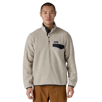 Patagonia M LW Synch Snap-T P/O Oatmeal /Smolder Patagonia M LW Synch Snap-T P/O Oatmeal /Smolder