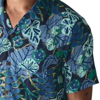Patagonia M Tidal Threads Shirt Tropiclimb: Navy
