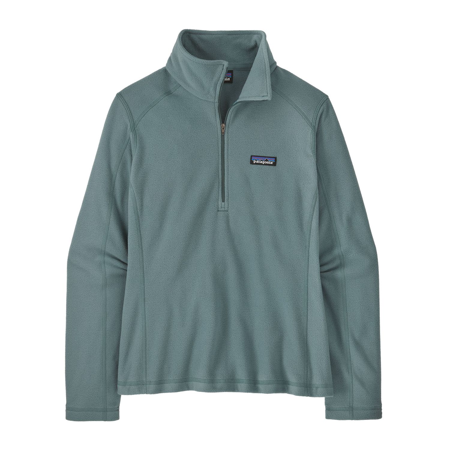 Patagonia W Micro D 1/4 Zip Blue Sage