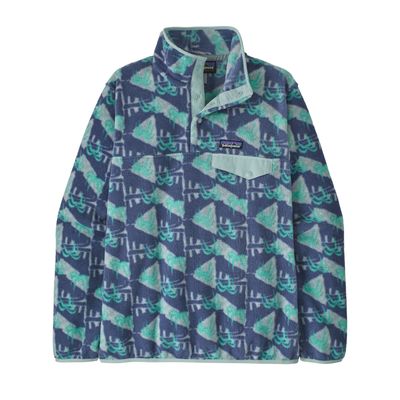 Patagonia W LW Synch Snap-T P/O Jag Geo: Sage Patagonia W LW Synch Snap-T P/O Jag Geo: Sage