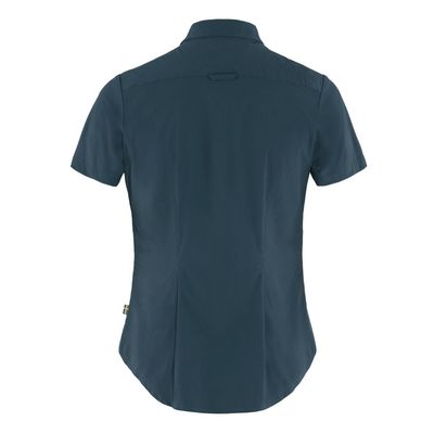 Fjallraven W High Coast Lite Shirt SS Navy