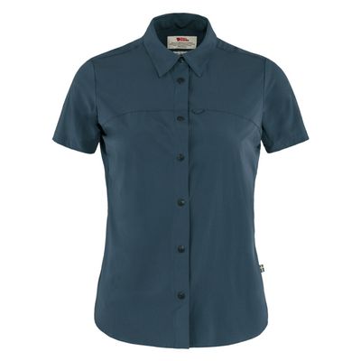Fjallraven W High Coast Lite Shirt SS Navy Fjallraven W High Coast Lite Shirt SS Navy