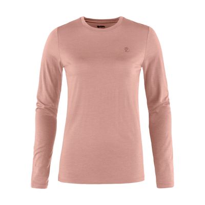 Fjallraven W Abisko Wool LS Chalk Rose
