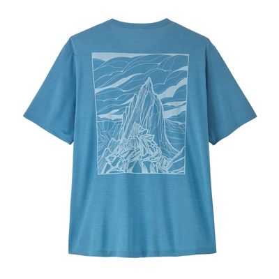 Patagonia M Cap Cool Daily Shirt - Cloud Crag Shore Blue
