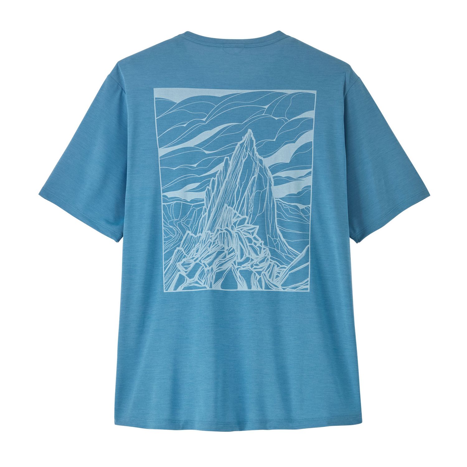 Patagonia M Cap Cool Daily Shirt - Cloud Crag Shore Blue
