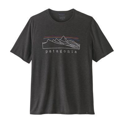 Patagonia M Cap Cool Trail Shirt - Stratapeaks Ink Black