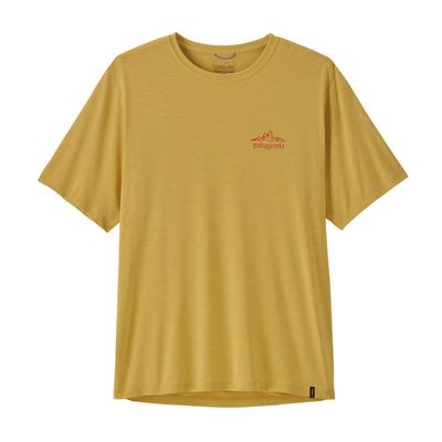 Patagonia M Cap Cool Daily Shirt - Cloud Crag Limestone Yellow