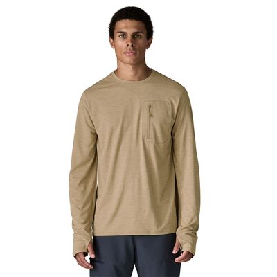 Patagonia M L/S Cap Cool Sun Shirt Seabird Grey