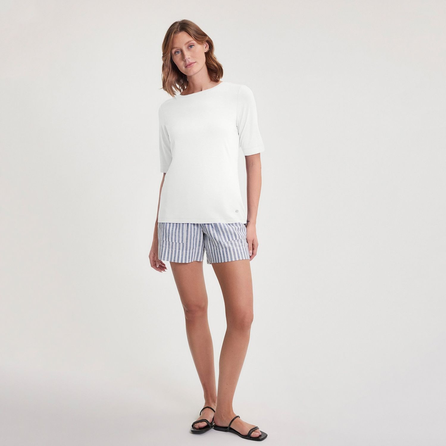FIG Roby S/S Top - Pure White