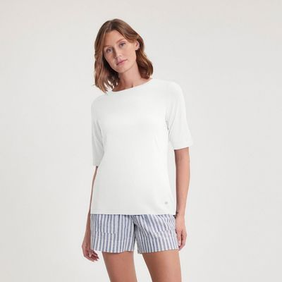 FIG Roby S/S Top - Pure White
