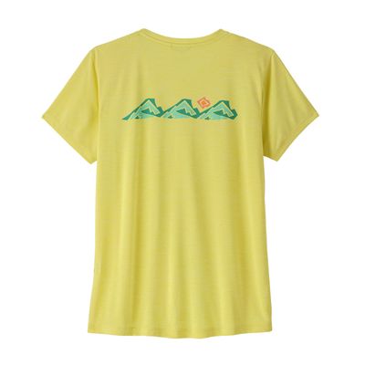 Patagonia W Cap Cool Daily Shirt - Trailcheck Lemon Zest Patagonia W Cap Cool Daily Shirt - Trailcheck Lemon Zest