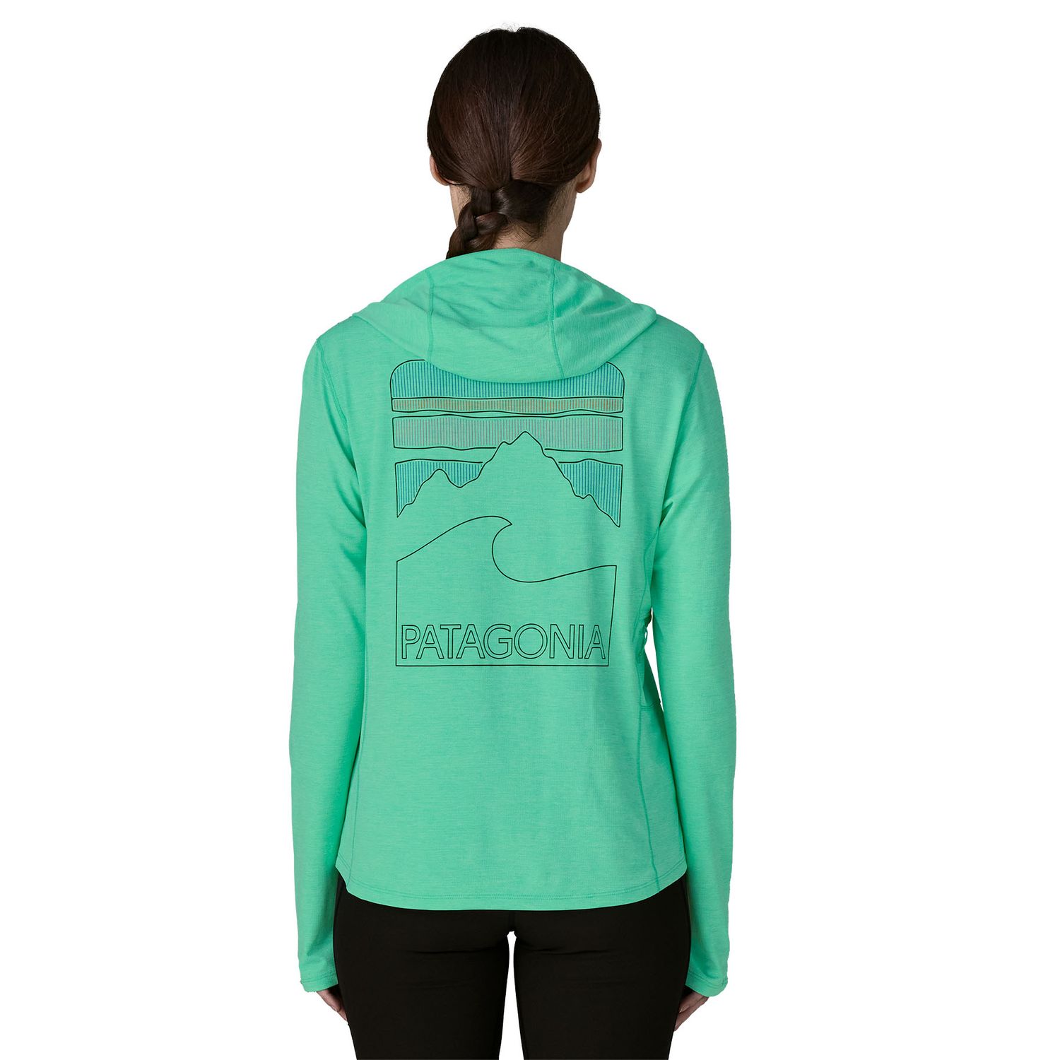 Patagonia W Cap Cool Sun Hoody - Peak Vision Aqua Stone