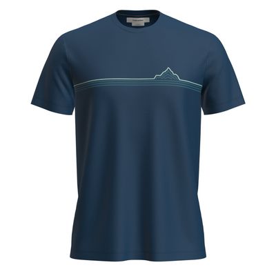 Icebreaker M Merino 150 Tech Lite Range Stripe Atlantis