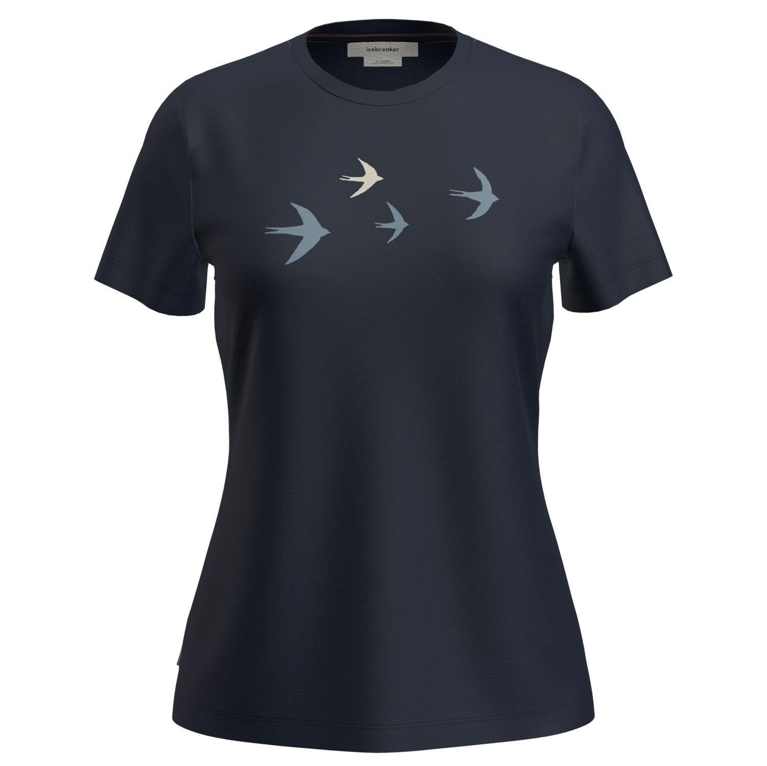 Icebreaker W Merino 150 Tech Lite SS Bird Transit Midnight