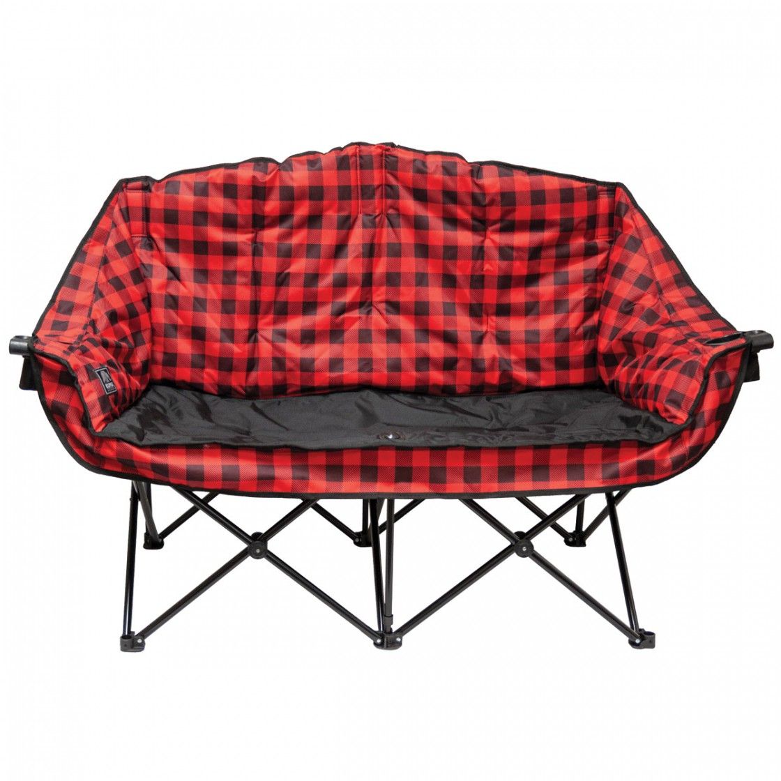 KUMA Bear Buddy/Double Chair - Red/Black Plaid