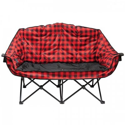 KUMA Bear Buddy/Double Chair - Red/Black Plaid