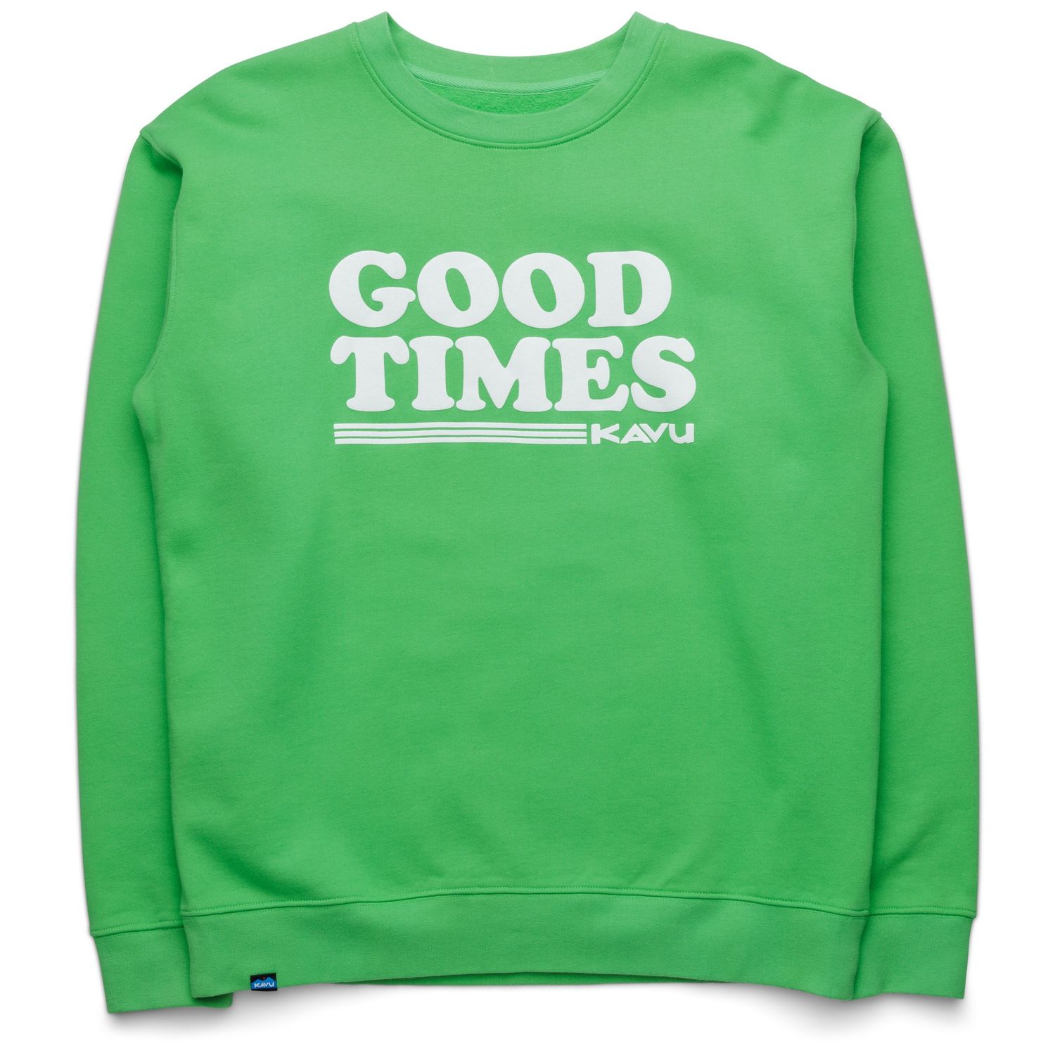 KAVU M Core Crew-Retro Green