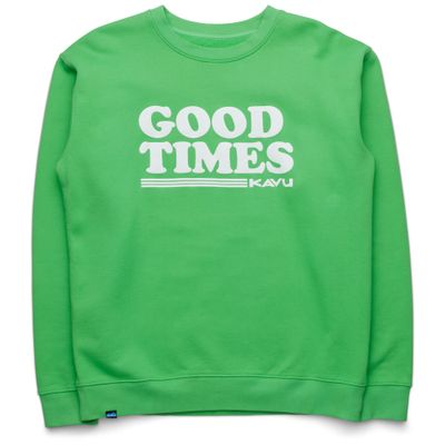 KAVU M Core Crew-Retro Green KAVU M Core Crew-Retro Green