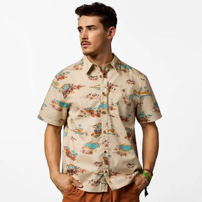 COTOPAXI M Estival Button Up Shirt - Mt Cotopaxi Cream
