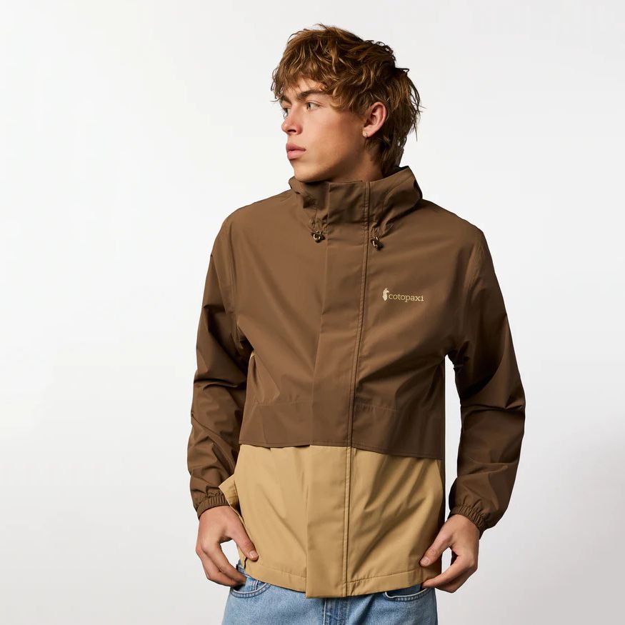 COTOPAXI M Rayu Rain Jacket Dune And Khaki