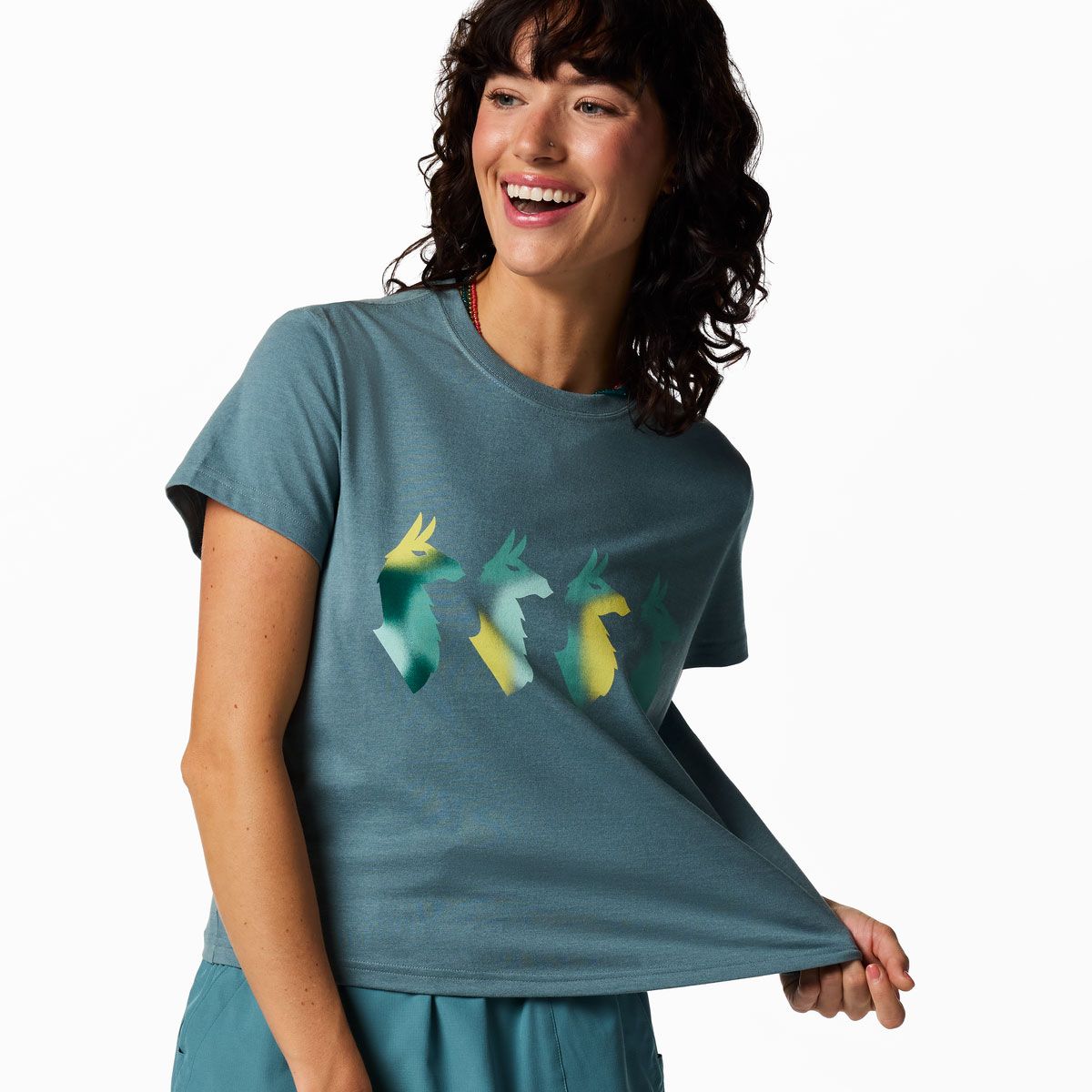 COTOPAXI W Cuatro Bitmap T-Shirt Everglade